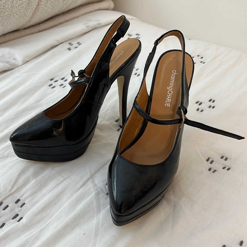 Charming Charlie black heels